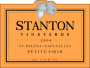 Stanton Vineyards St. Helena Petite Sirah 2004  Front Label