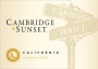 Cambridge California Cellars Cambridge & Sunset Chardonnay 2012 Front Label
