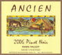 Ancien Wines Mink Vineyard Pinot Noir 2006 Front Label