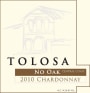 Tolosa Winery No Oak Chardonnay 2010 Front Label