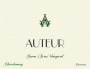 Auteur Wines Green Acres Vineyard Chardonnay 2015 Front Label