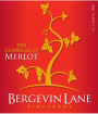 Bergevin Lane Merlot 2004 Front Label
