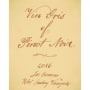 Robert Sinskey Vin Gris 2016 Front Label
