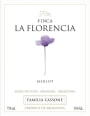 Familia Cassone Finca La Florencia Merlot 2013 Front Label