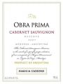 Familia Cassone Obra Prima Reserva Cabernet Sauvignon 2007 Front Label