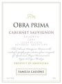 Familia Cassone Obra Prima Reserva Cabernet Sauvignon 2005 Front Label