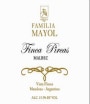 Familia Mayol Finca Pircas Malbec 2013 Front Label