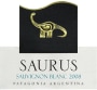 Familia Schroeder Saurus Sauvignon Blanc 2008 Front Label