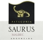 Familia Schroeder Saurus Malbec 2009 Front Label