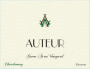 Auteur Wines Green Acres Vineyard Chardonnay 2013 Front Label