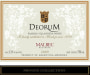 Familia Villanueva Deorum Private Collection Malbec 2009 Front Label