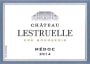 Famille Bouey Chateau Lestruelle 2014 Front Label