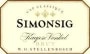 Simonsig Kaapse Vonkel Brut 1996 Front Label