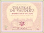 Chateau de Vaudieu Chateauneuf-du-Pape 2007 Front Label