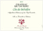 Chateau de Vaudieu Chateauneuf-du-Pape Clos du Belvedere Blanc 2012 Front Label
