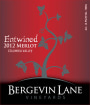 Bergevin Lane Entwined Merlot 2012 Front Label