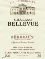 Famille d'Amecourt Bordeaux Chateau Bellevue 2014 Front Label