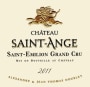 Famille Doublet Saint-Emilion Grand Cru Chateau Saint Ange 2011 Front Label