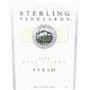 Sterling Collections Syrah 1996 Front Label