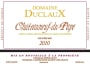 Famille Quiot Chateauneuf-du-Pape Domaine Duclaux 2010 Front Label