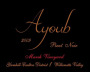 Ayoub Vineyard Marsh Vineyard Pinot Noir 2009 Front Label