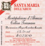 Faraone Vini Montepulciano d'Abruzzo Colline Teramane Santa Maria dell'Arco Riserva 2007 Front Label