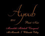 Ayoub Vineyard Meredith Mitchell Pinot Noir 2011 Front Label