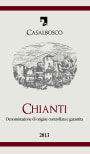 Fattoria Casalbosco Chianti 2013 Front Label