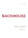 BackHouse Wines Pinot Grigio 2014 Front Label