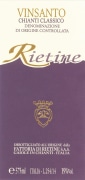 Fattoria di Rietine Chianti Classico 2007 Front Label