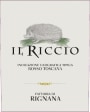 Fattoria di Rignana Toscana Il Riccio Rosso 2010 Front Label