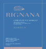 Fattoria di Rignana Chianti Classico Riserva 2001 Front Label