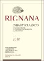 Fattoria di Rignana Chianti Classico 2010 Front Label