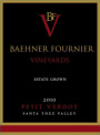 Baehner Fournier Vineyards Petit Verdot 2010 Front Label