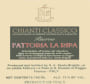 Fattoria la Ripa Chianti Classico Riserva 2000 Front Label