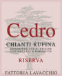 Fattoria Lavacchio Chianti Rufina Cedro Riserva 2008 Front Label