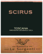 Fattoria Le Sorgenti Scirus 2006 Front Label