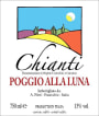 Fattoria Montellori Chianti Poggio Alla Luna 2014 Front Label