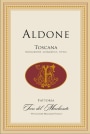 Terre del Marchesato Toscana Aldone 2012 Front Label