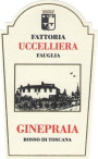 Fattoria Uccelliera Toscana Ginepraia 2013 Front Label