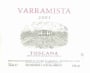 Fattoria Varramista Toscana Rosso 2001 Front Label