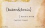 Baker & Brain Pinot Noir 2013 Front Label
