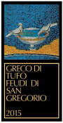 Feudi di San Gregorio Greco di Tufo Blanc 2015 Front Label