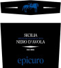 Femar Vini Sicilia Nero d'Avola Epicuro 2008 Front Label