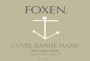 Foxen Cuvee Jeanne Marie 2005  Front Label
