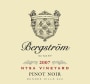 Bergstrom  Nysa Vineyard Pinot Noir 2007 Front Label
