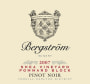 Bergstrom  Shea Vineyard Pinot Noir 2007 Front Label