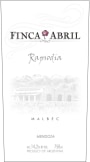 Finca Abril Rapsodia Malbec 2012 Front Label