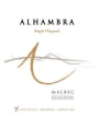 Finca Abril Alhambra Single Vineyard Reserva Malbec 2012 Front Label