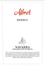 Finca Albret Reserva 2011 Front Label